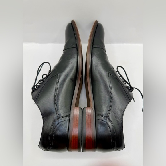 FLORSHEIM Black Leather Cap Toe Oxford Dress Shoes Men's 8.5 VGC - Picture 7 of 9